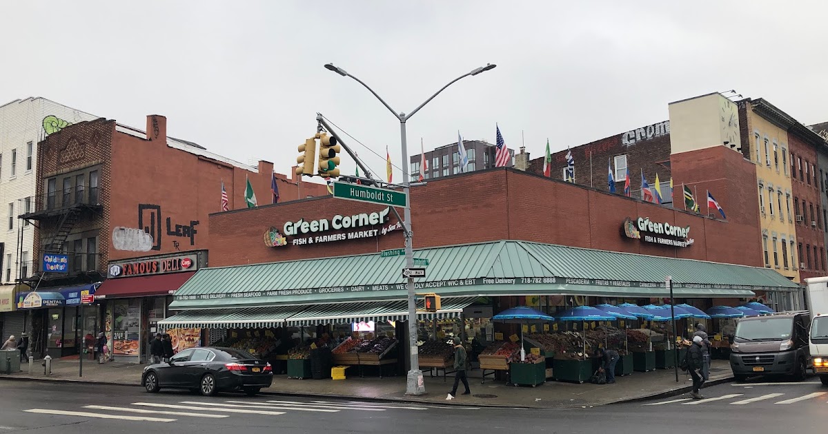 Look Inside Green Corner Fish & Farmers Market Brooklyn, NY