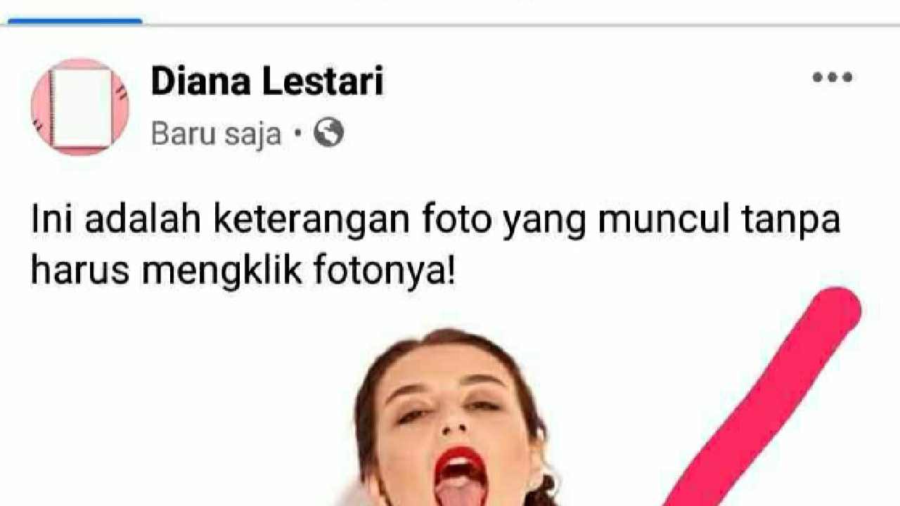 Cara membuat keterangan pada foto