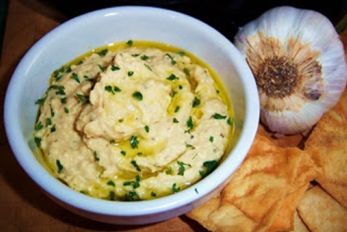 Eggplant Hummus with Roasted Garlic What's Cookin' Italian Style Cuisine