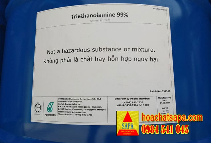 Triethanolamine 99% (TEA)