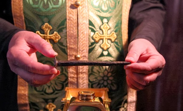 Ο Τίμιος Ήλος της Σταύρωσης του Χριστού στη Μόσχα http://leipsanothiki.blogspot.be/
