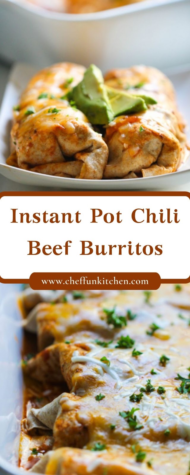 Instant Pot Chili Beef Burritos Instant Pot Chili Beef Burritos