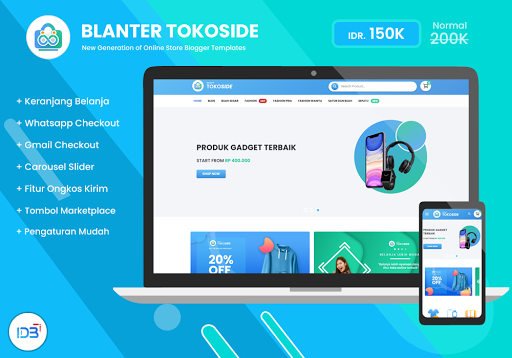Blanter Tokoside Premium Blogger Template