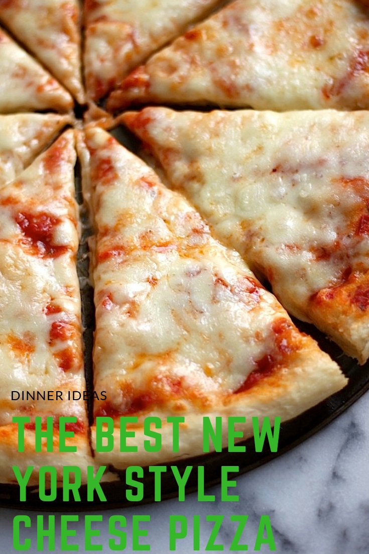 The Best New York Style Cheese Pizza | Salty Sweet Recipes