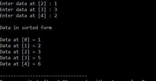 C++ program of selection sort ~ Program Nerd