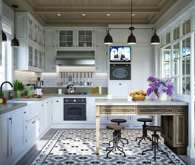 purple kitchen designs