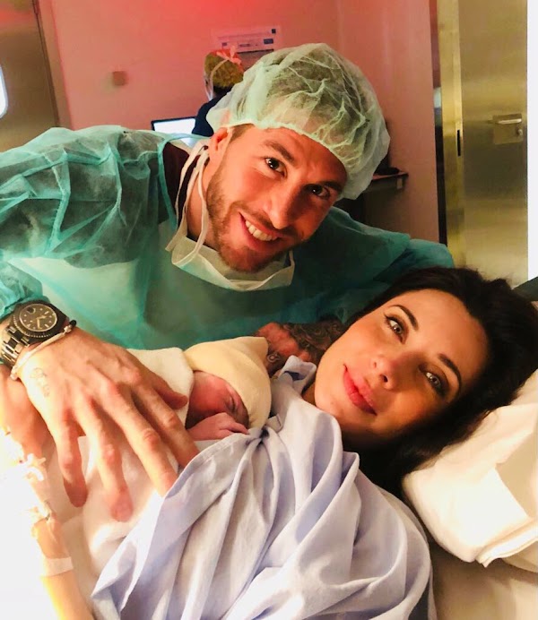 Sergio Ramos se convirtió en padre por tercera vez