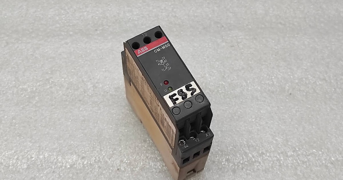 ABB CMMSS THERMISTOR MOTOR PROTECTION RELAY 1SVR430801R11