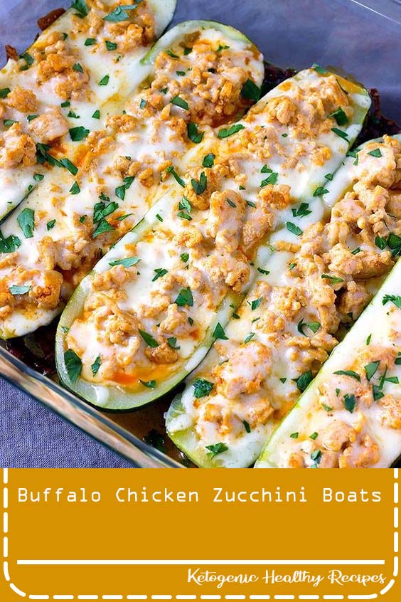 Buffalo Chicken Zucchini Boats Buffalo Chicken Zucchini Boats