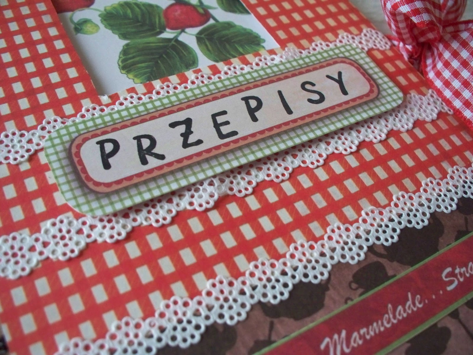 Scrapbooking Zeszyt na przepisy