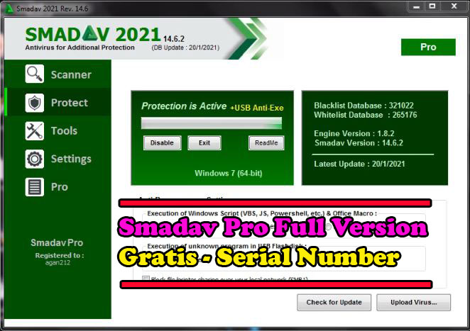 Download Smadav Pro Gratis Rev 14 6 2 2021 Terbaru Full Versi Serial Number Speck Android