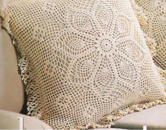 Mi Rincón del Tejido Funda cojín a crochet