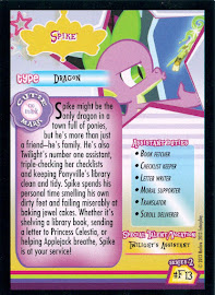 My Little Pony Spike [Twilight's Assistant] Series 2 Trading Card