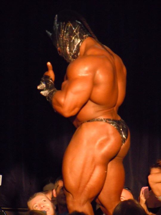 Masked muscle: Kai Greene.