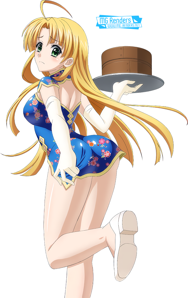 High School DxD - Asia Argento Render 79 - Anime - PNG Image without background