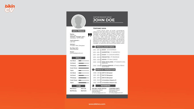 Cara Membuat Curriculum Vitae Yang Menarik Cara Membuat Curriculum Vitae Yang Menarik