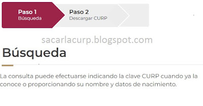 Busqueda de CURP