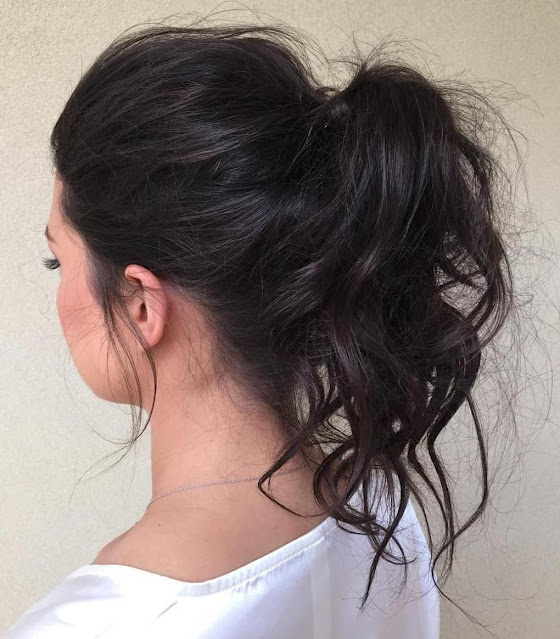 Messy bun on relaxed hair | Relaxed hair, Hair styles, Hair