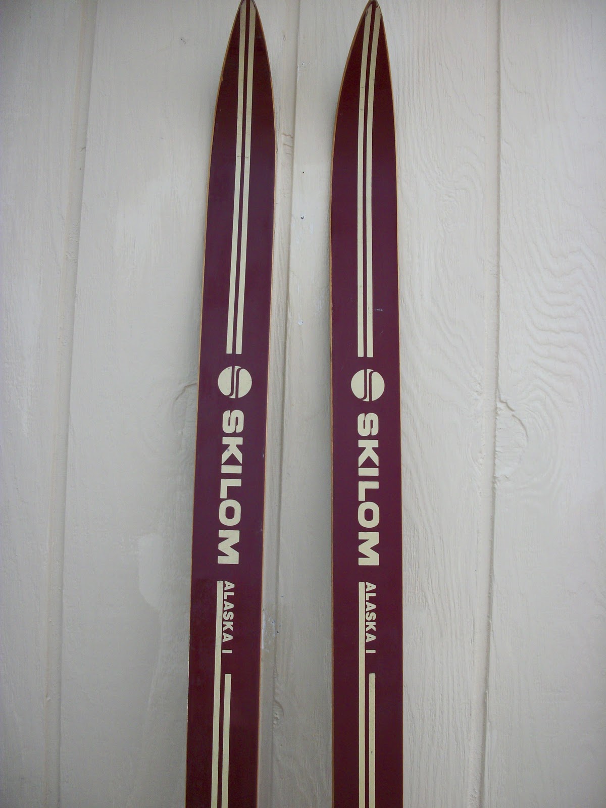 exeterbay: Vintage Cross Country Skis & Poles from Norway - $35