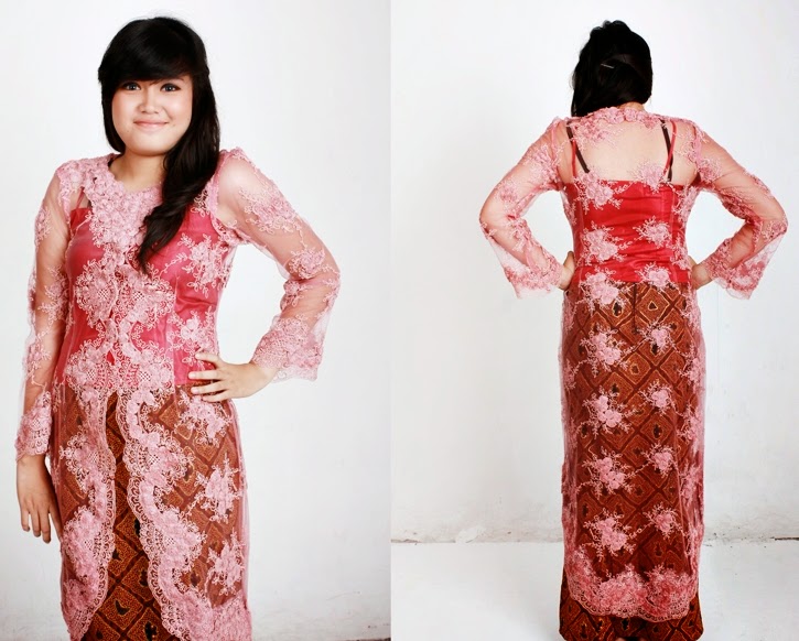 model kebaya sunda modern rok bunga