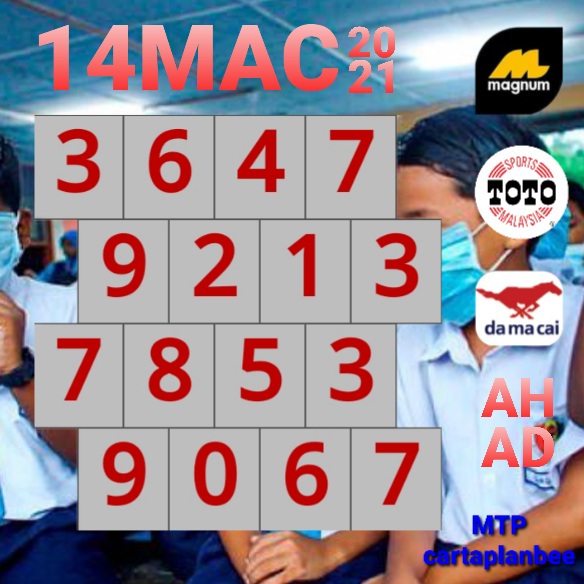 Carta Ramalan 4d Mtp Cartaplanbee Ahad 14 03 2021 Carta Ramalan 4d Mtp Cartaplanbee Ahad 14 03 2021