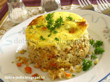 Zapekaná ryža so šunkou a syrom - recepty