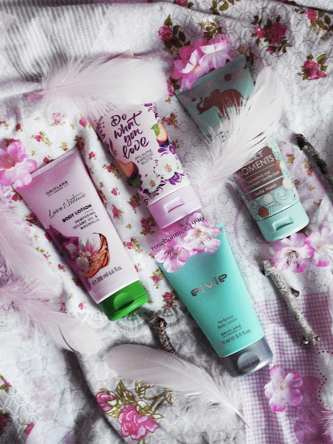 Telové parfémované mlieko Oriflame Elvie Telové mlieko Oriflame Love Nature Magnolia