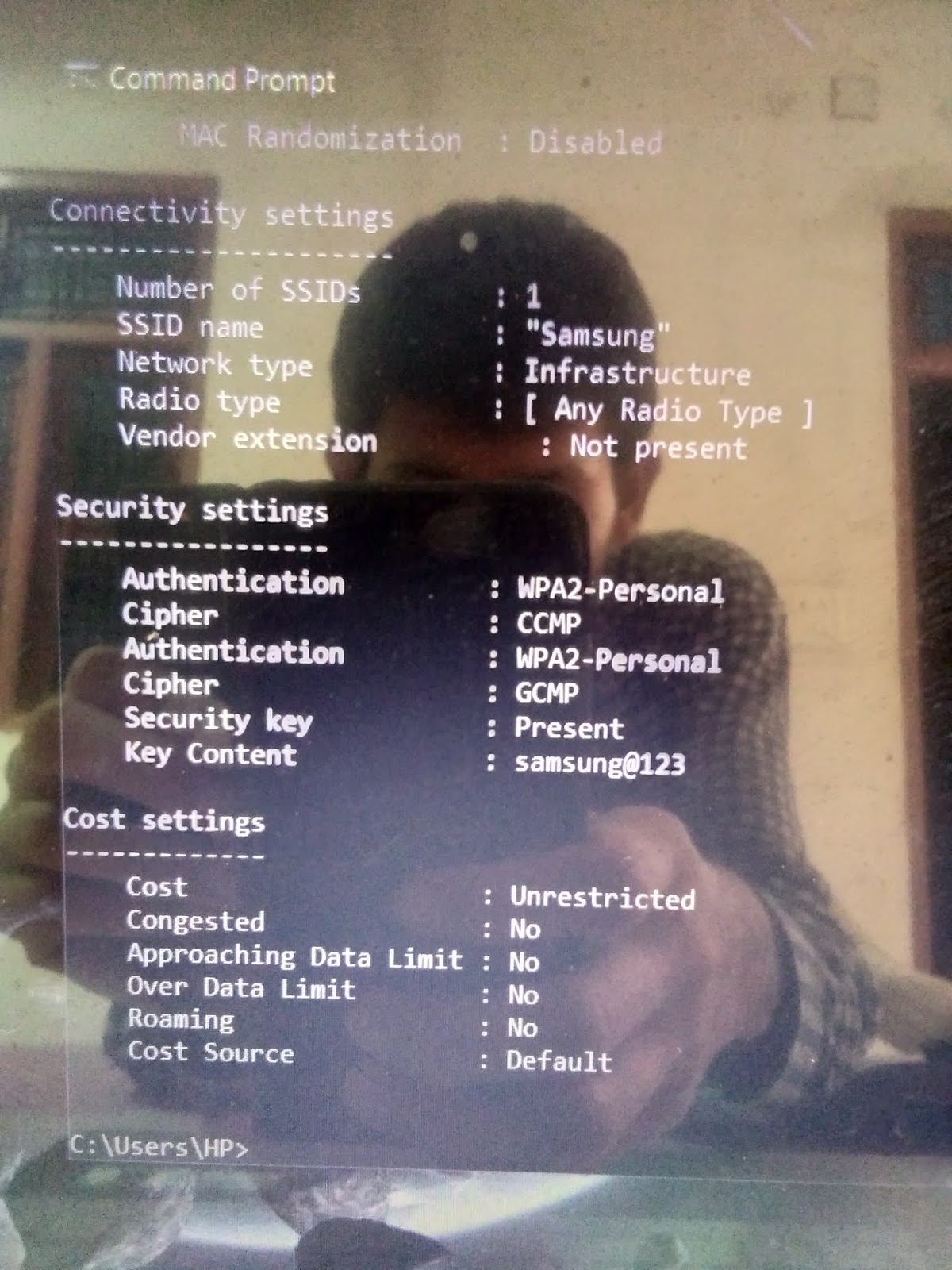 How to find/get your WiFi password window10/8/7/XP by CMD commad I wifi