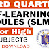 SHS - 3rd Quarter MODULES (SLM - ADM)