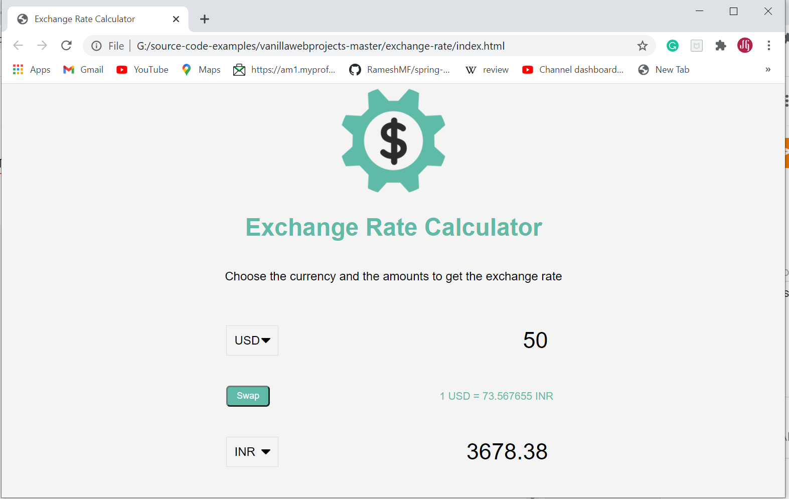 Source Code Examples