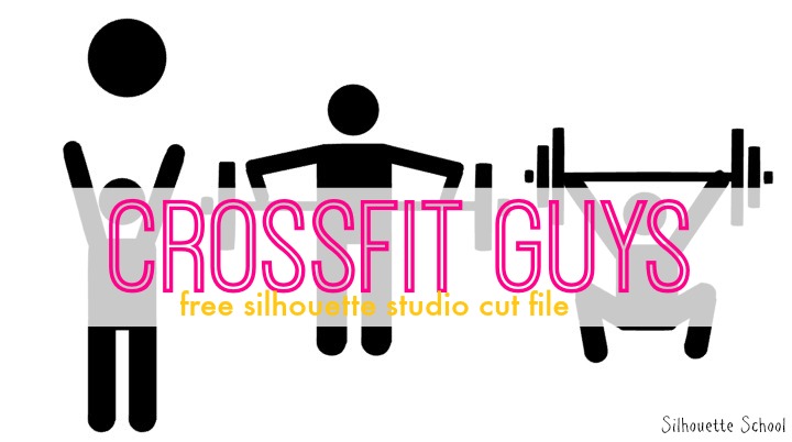 Download Set of Crossfit Guys & Girls (Free Silhouette Studio Cut ...