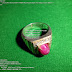 Cincin Akik BATU RUBY BIRMA Ikat Perak Murni Full Zircon Model 1 by : IMDA Handicraft