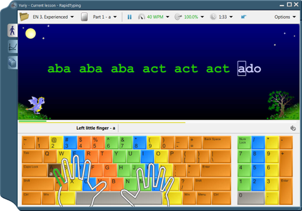 PROGRAMA PARA APRENDER A DIGITAR RAPIDO visual data 3