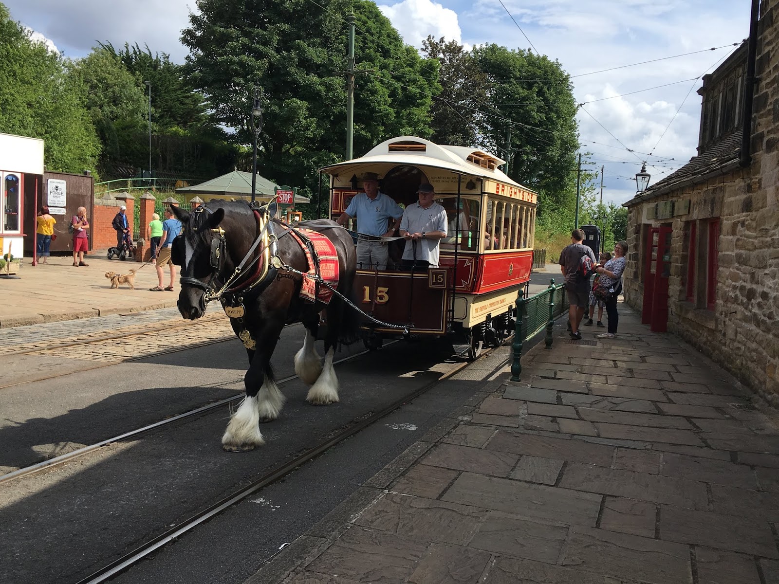Richard's Tram Blog SHEFFIELD HORSE CAR AT CRICH ON 31 JULY 2018