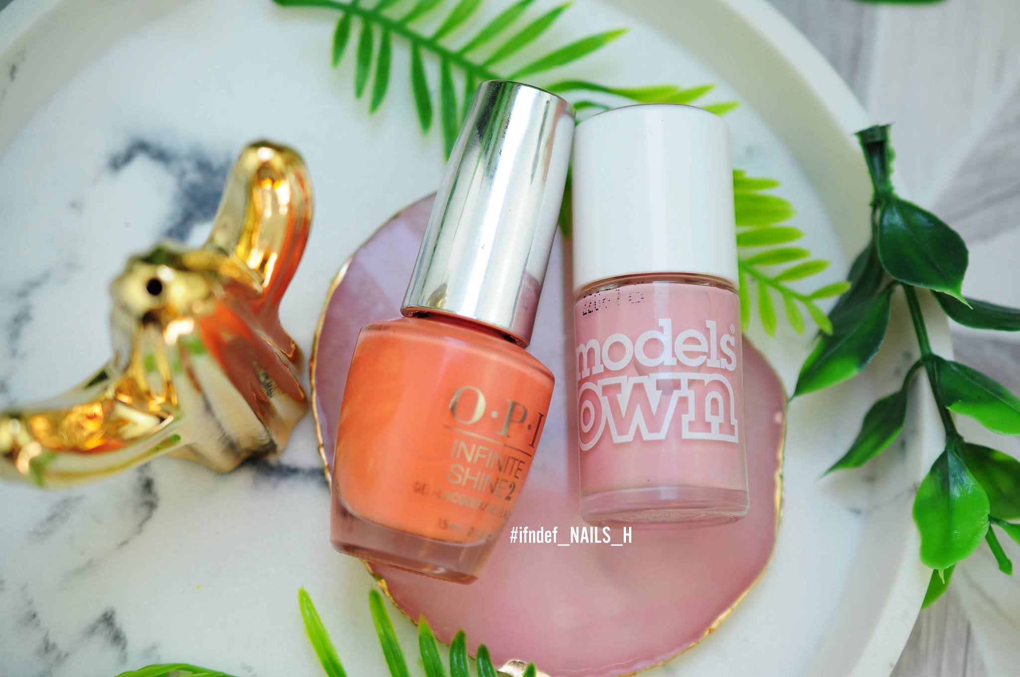 SWATCHES: Models Own & OPI // Suede & The Sun Never Sets