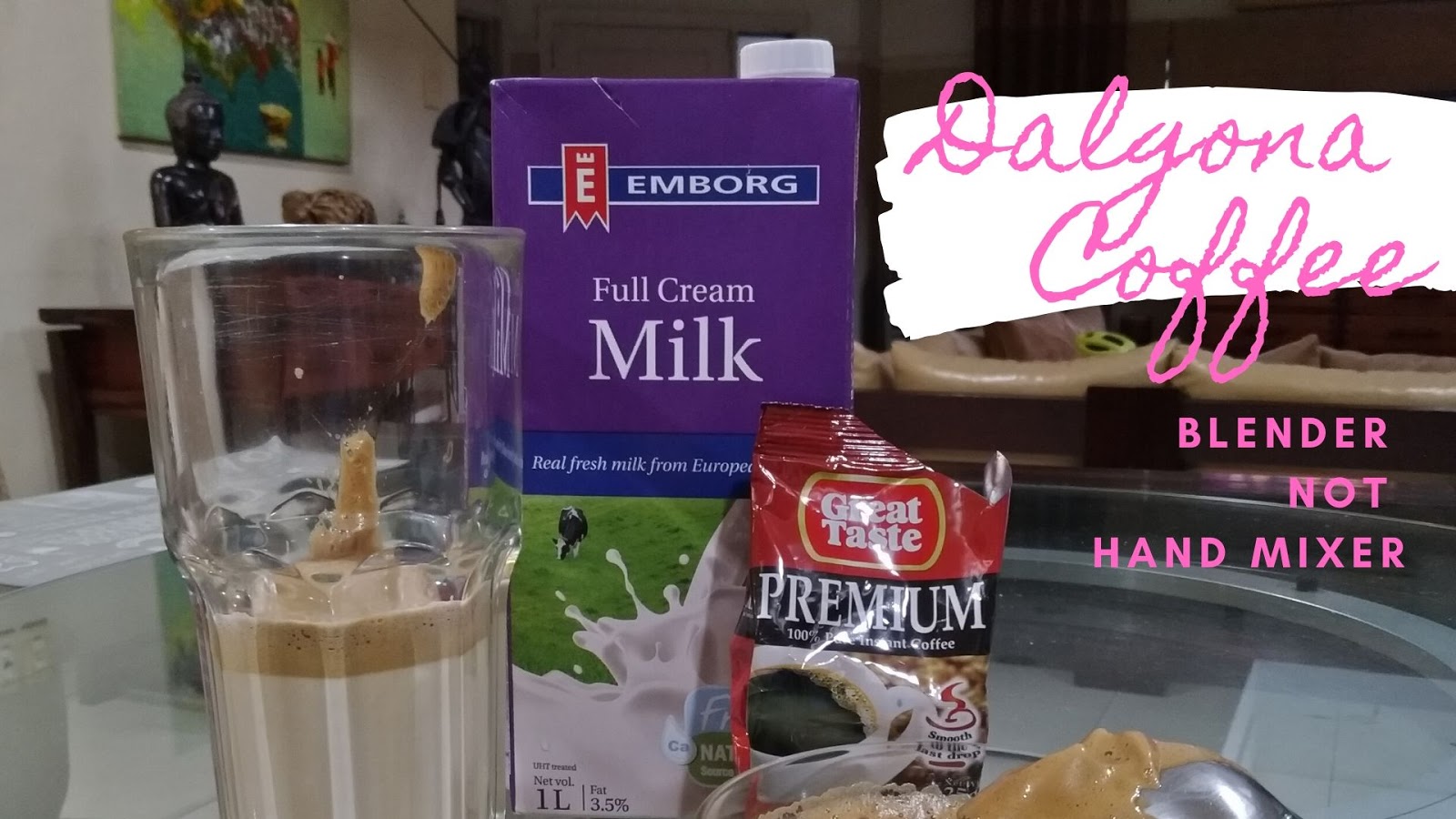 Dalgona Coffee Using Blender (Not Hand Mixer!) xoxo MrsMartinez