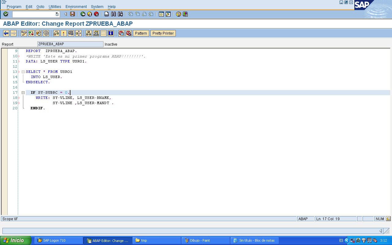 Programacion ABAP SAP
