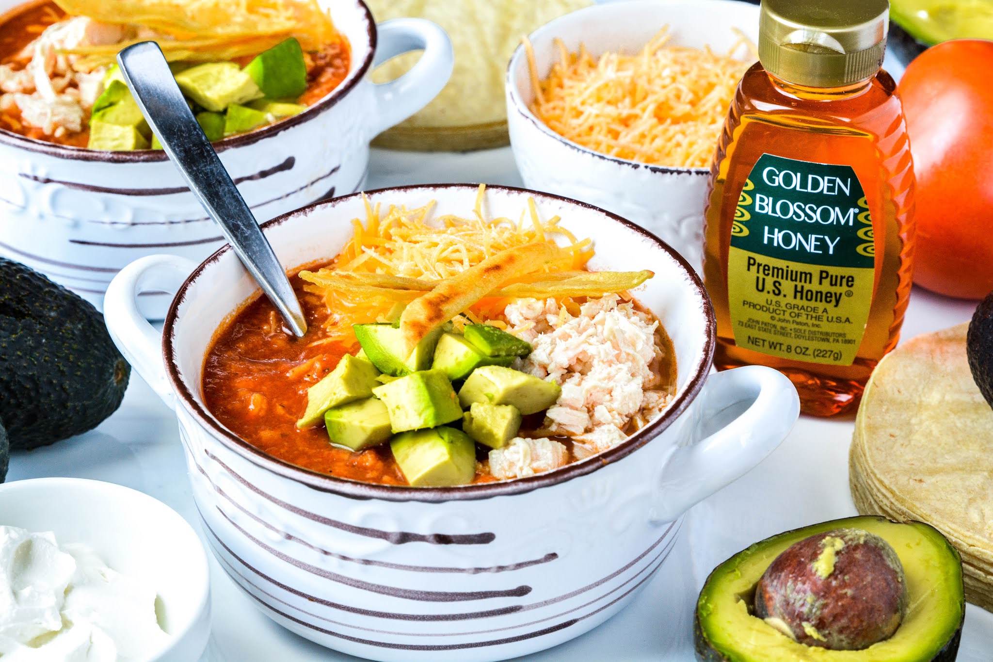 Theresa's Mixed Nuts Tomato Tortilla Soup