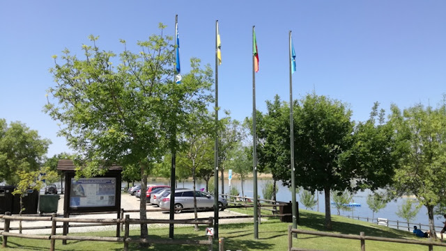 Bandeira Azul Praia da fraga da Pegada
