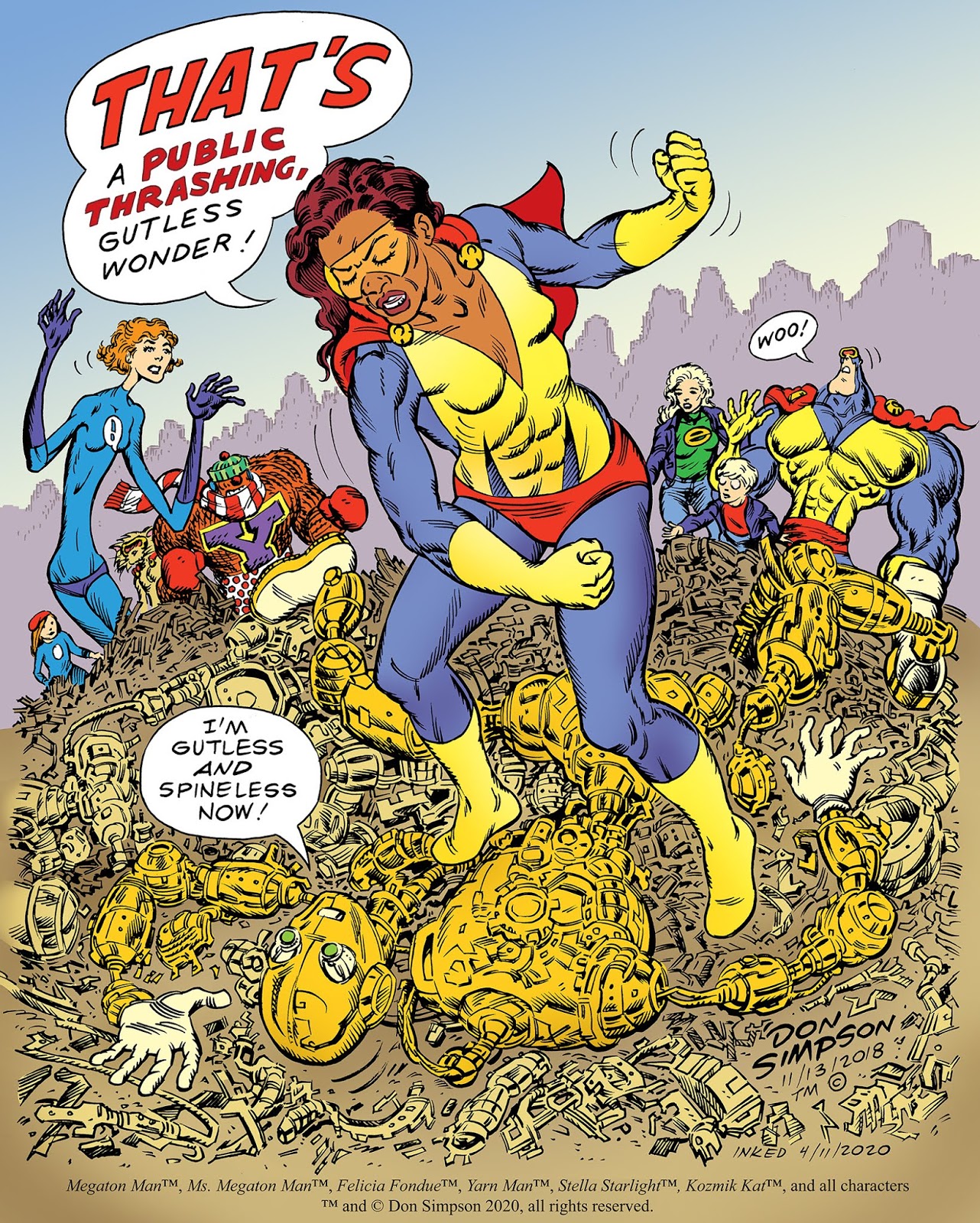 The Ms. Megaton Man™ MaxiSeries! Clarissa James, Social Justice Warrior!