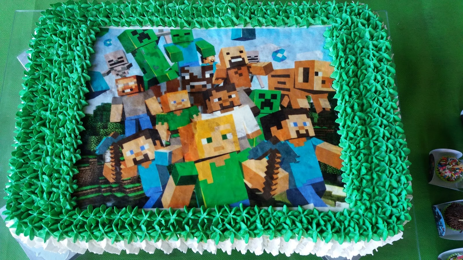Pequenos Grandes Pensantes.: Aniversário Minecraft