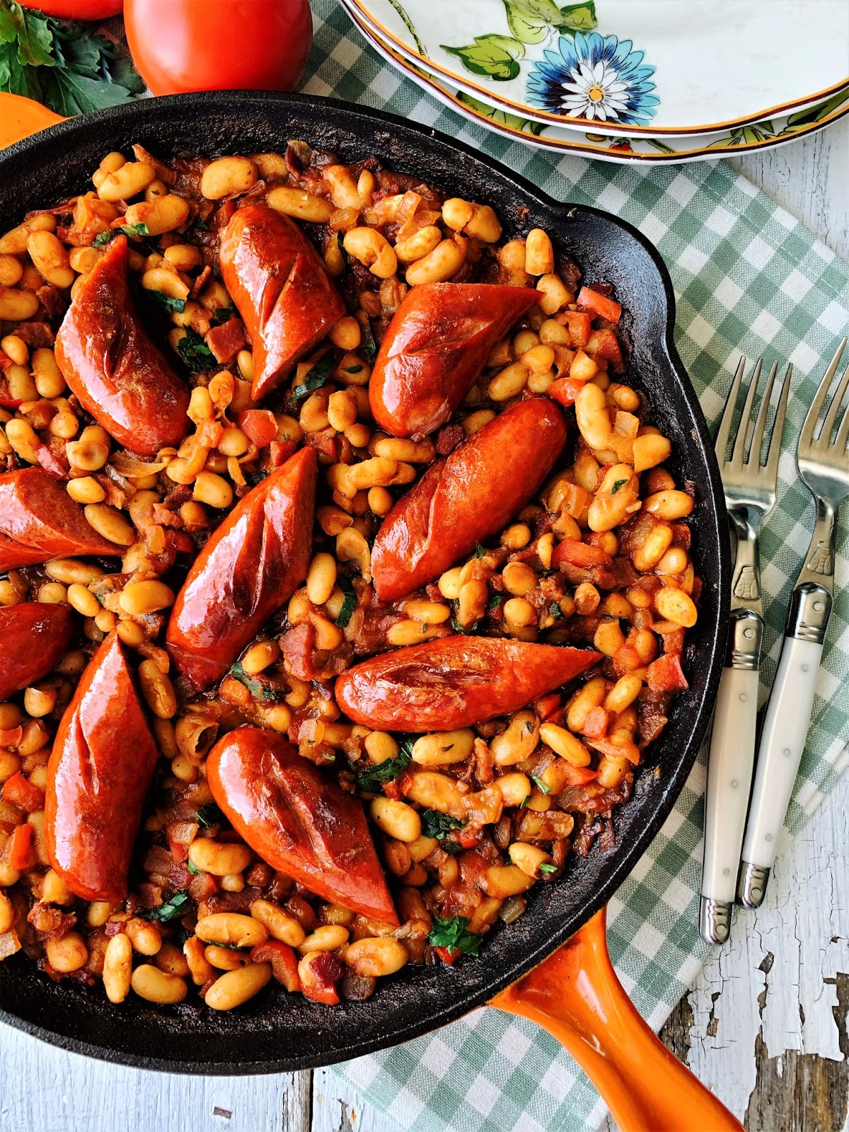 sweetsugarbean Grilled Smokies and Easy Baked Beans