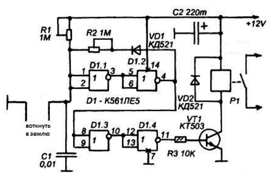 Звуковая приманка для рыбы схема