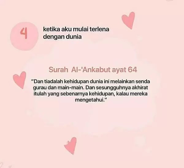 Pendek ayat motivasi Kumpulan Ayat