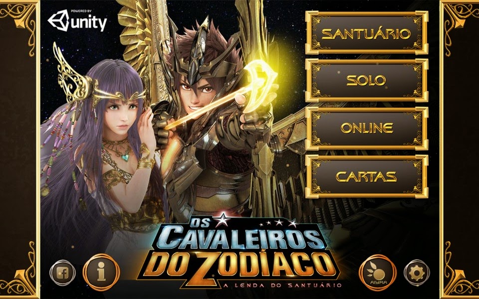INCRÍVEL CAVALEIROS DO ZODÍACO DUBLADO no CELULAR - Gameplay de Cavaleiros  do Zodíaco no Aether sx2 