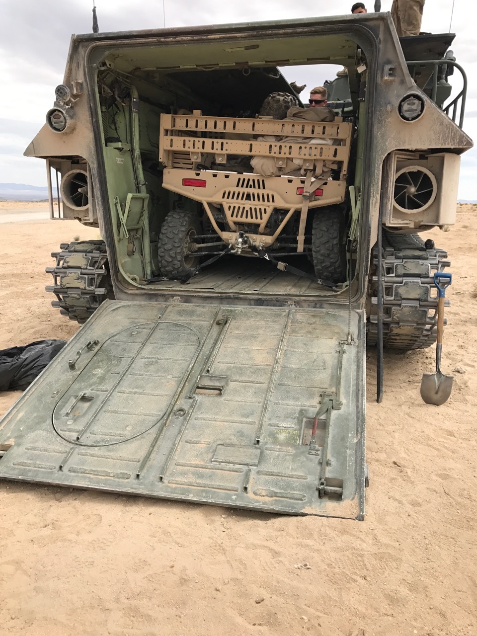 SNAFU! ITX 517 Innovation UTV, AAV Loading....pics by Staff Sgt