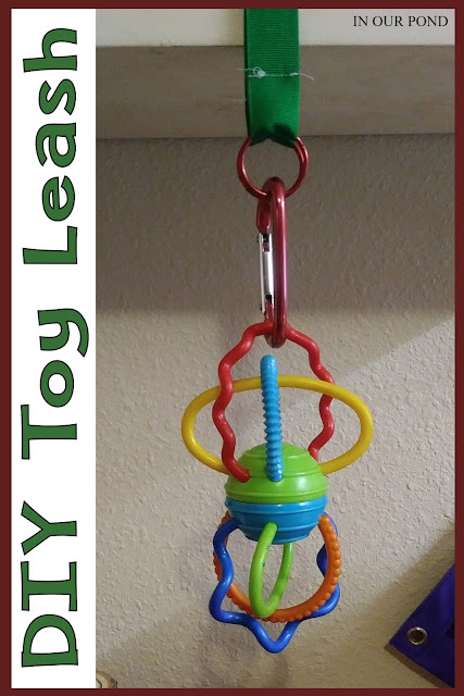 DIY Toy and Sippy Cup Leashes from In Our Pond   #diy  #kids  #baby  #5mincrafts  #sewing  #crafts  #travel  #car  #roadtrip  #travelwithkids  #roadtripwithkids  #roadtripwithbaby  #travelwithbaby #easy
