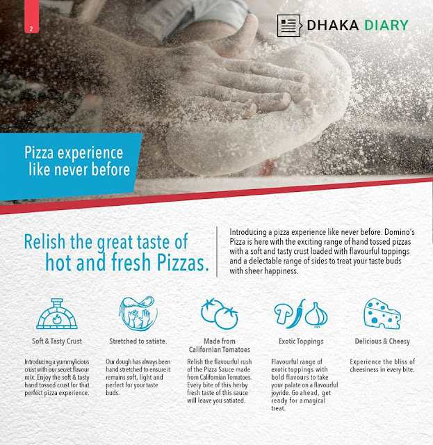 Domino’s Pizza Bangladesh contact number & Menu All Dhaka info