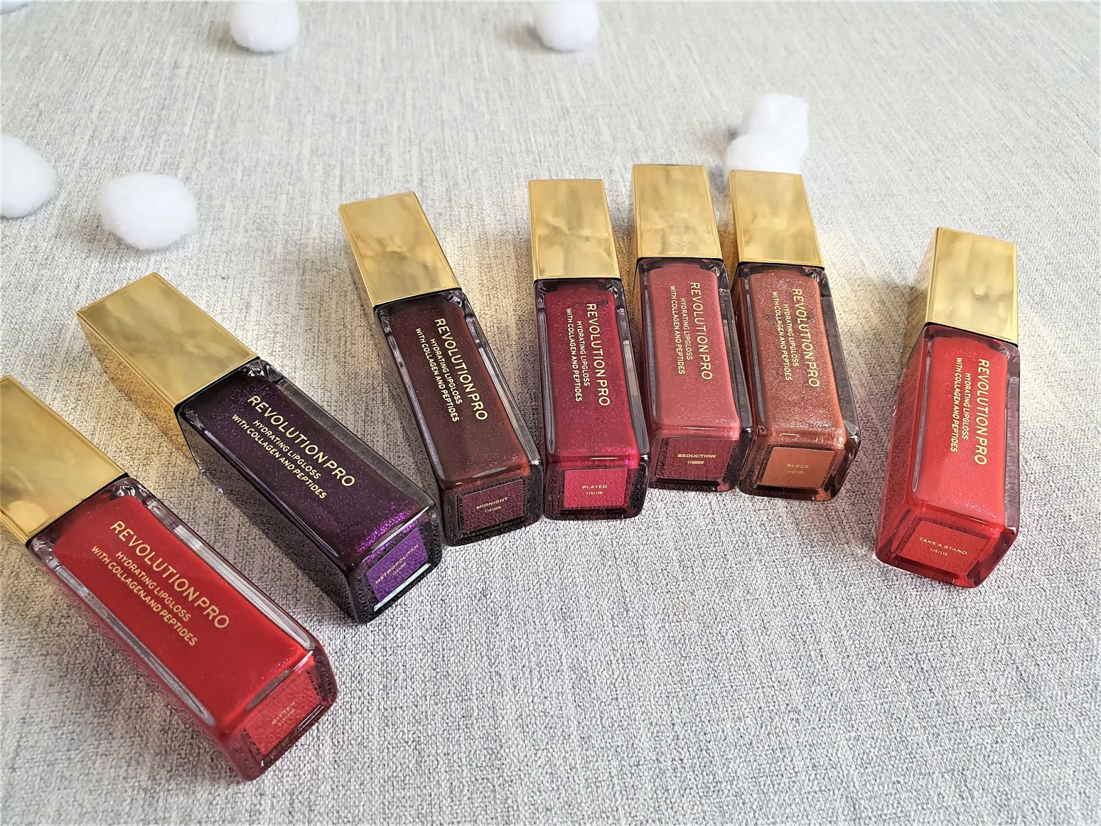 Revolution Pro All That Glistens Hydrating Lipgloss Collection Review