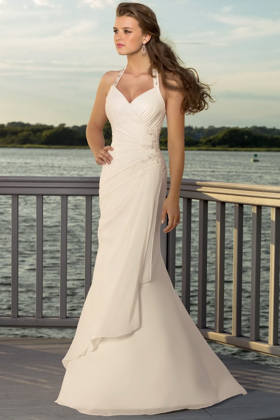 Best 51+ Beach Wedding Dresses Off White
